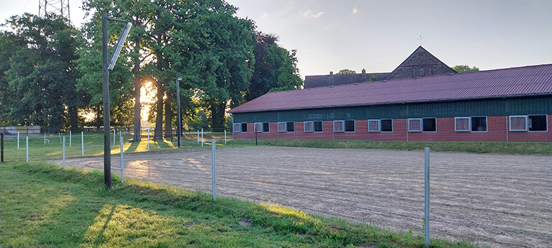 Unser Reitplatz am Repeler Hof in Bottrop