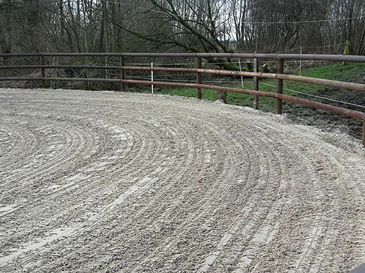 Der Roundpen am Repeler Hof in Bottrop
